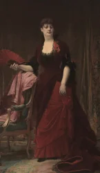 Porträt von Arabella Worsham (später Arabella Huntington)