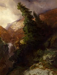 Hochgebirgsschlucht (Handeggtal im Kanton Bern)