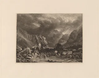 Sturm in den Bergen