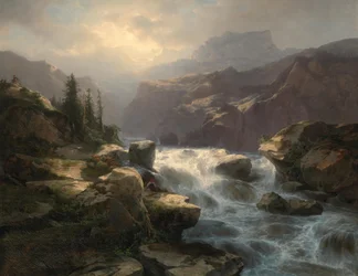 Handeck-Wasserfall an der Grimsel