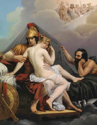 Mars und Venus von Vulkan überrascht