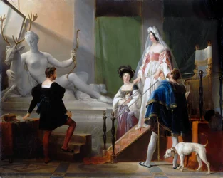 Diane de Poitiers besucht Jean Goujon