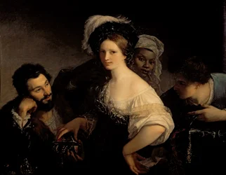 Die junge Kurtisane, 1821