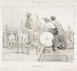 Grands Sauteurs!, aus La Caricature, 1823-60