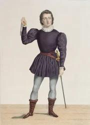 Frederick Lemaitre (1800-76) als Edgard in 