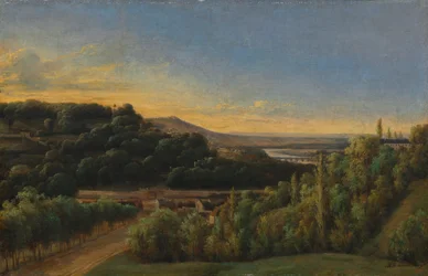 Blick auf Saint-Cloud, in der Nähe der Seine