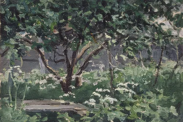 Eine Ecke des Gartens