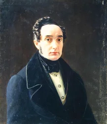 Porträt des Autors Ivan Panayev (1812-62)