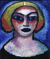 Kopf einer Frau