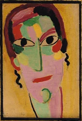 Mystischer Kopf: Vollständig wach, ca. 1917