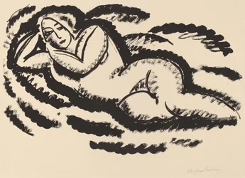 Liegender Akt, ca. 1912