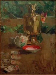 Stillleben mit Samowar