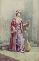 Eine Haremsmusikerin, 1888