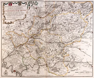 Der Fluss Oise, Aisne und Marne, Frankreich