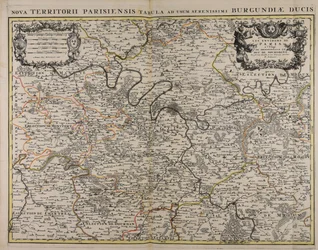 Die Umgebung von Paris für den Herzog von Burgund