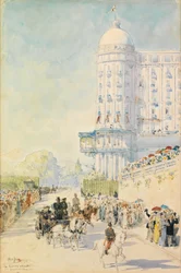 Königin Victoria in Nizza, Frankreich