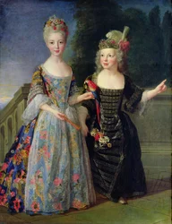 Catherine-Eleonore de Bethisy (1707-67) und ihr Bruder Eugene-Eleanore (1709-81)