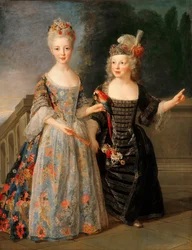 Catherine-Éléonore-Eugénie de Béthisy, zukünftige Prinzessin von Montauban, und ihr Bruder Eugène de Béthisy