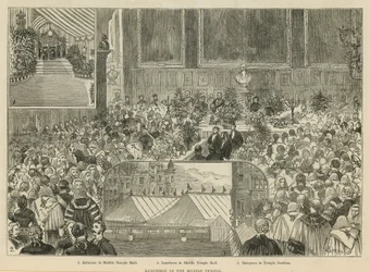 Die Königlichen Gerichte: Mittagessen im Middle Temple