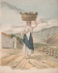 Weibliche Händlerin von Port Orotava
