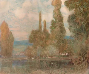 Am Rande des Sees, 19. Jahrhundert, 1911