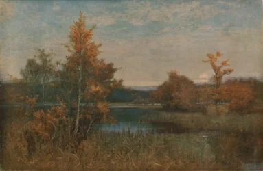 Ein Herbstnachglühen, 1886, um 1930