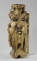 Eine von 9 Maquetten für den Sam Wilson Kamin, ca. 1908-14 (Gips & Schellack)