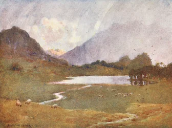 Lake District: Ein plötzlicher Regenschauer, Blea Tarn