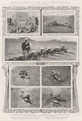 Preisträger beim Bisley Rifle Meeting