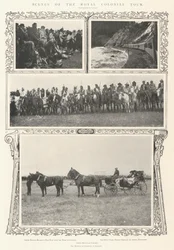 Szenen der königlichen Kolonialtour