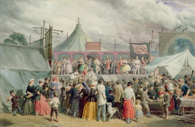 Ein Besuch im Zirkus, ca. 1885