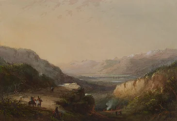 Fernsicht auf den See (Berg der Winde)