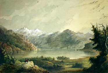 Seelandschaft - Berg der Winde