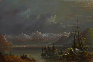 Seeszene - Rocky Mountains