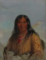 Pa-da-he: Wa-con-da - Elk Horn: - ein Crow-Indianer