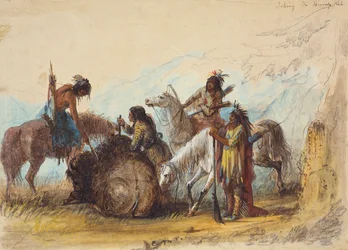 Das Herausnehmen der Buckelrippe, ca. 1858