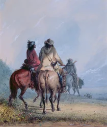 Trapper starten zur Biberjagd, 1837