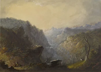 Wilde Landschaft (Anlegen eines Vorratsverstecks)