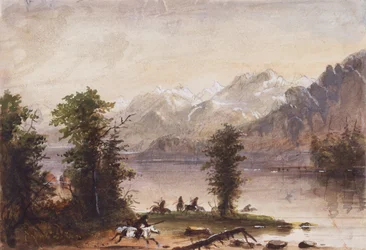 Wind River Mountains, um 1837