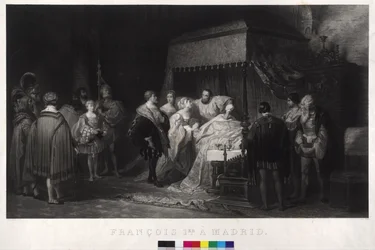 König Franz I. von Frankreich als Gefangener in Madrid