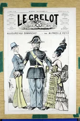 Titelblatt von Le Grelot, Nummer 167, Satirique en Couleurs