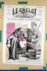 Titelblatt von Le Grelot, Nummer 58, Satirique en Couleurs