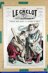 Titelblatt von Le Grelot, Nummer 51, Satirique en Couleurs