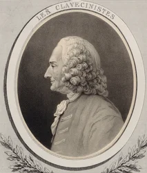 Porträt des Komponisten Jean-Philippe Rameau 1683-1764