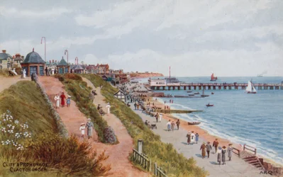 Klippe und Promenade, Clacton-on-Sea