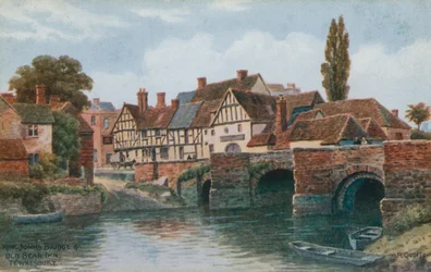 König-Johannes-Brücke, Old Bear Inn, Tewkesbury
