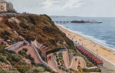 Neuer Zickzack-Pfad, W Cliff, Bournemouth