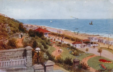 Spa Pavilion Gardens und Strand, Felixstowe