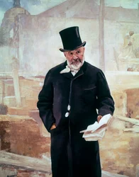 Porträt von Jean-Charles Adolphe Alphand, französischer Ingenieur