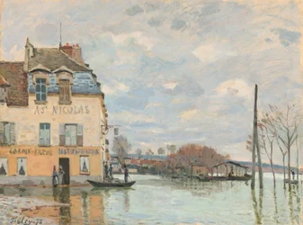 Überschwemmung in Port-Marly